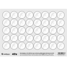 40 kusov samolepiek na ochranu vtákov proti nárazom do skla