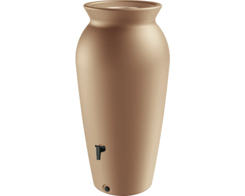 Nádoba na dažďovú vodu v tvare vázy s kohútikom