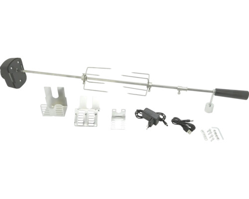 Otočný ražeň s príslušenstvom pre gril