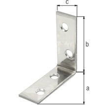 Rohový spojník s rozmermi a, b, c