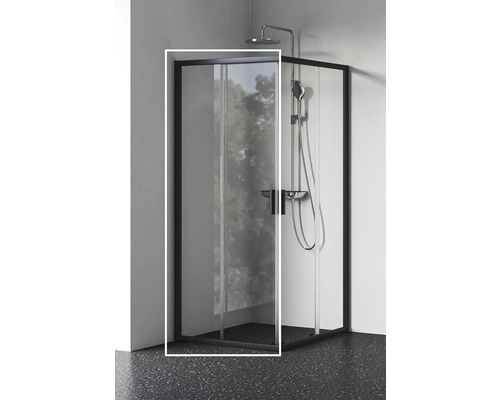 Kompletný sprchovací kút s hlavovou a ručnou sprchou