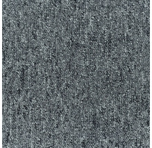 Detail šedého koberca so slučkovou textúrou.