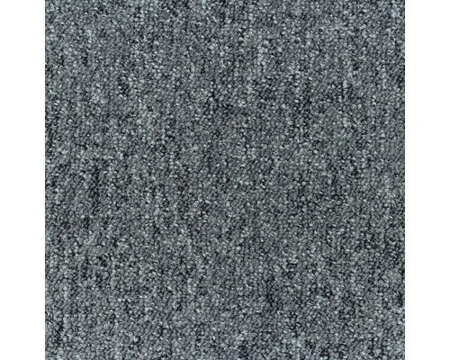Detail šedého koberca so slučkovou textúrou.