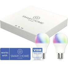 Smart Home Gateway s dvoma LED žiarovkami