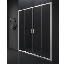 Sprchovací kút s posuvnými dverami a rámom