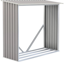 Kovový regál na palivové drevo