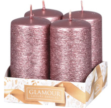 Štyri valcové sviečky v balení