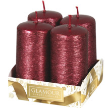 Štyri sviečky v tvare valca v balení