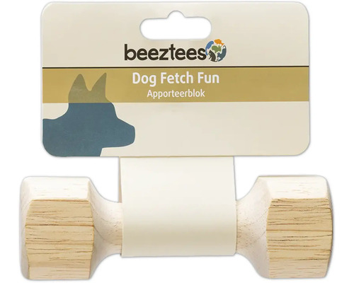 Drevený aportovací blok pre psov Beetztees