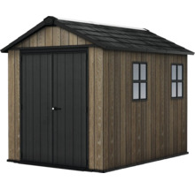 Záhradná búda s dvojkrídlovými dverami a oknami