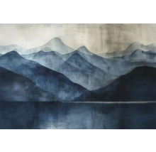 Nástenný obraz s horskou krajinou a jazerom