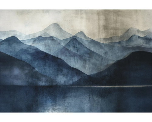 Nástenný obraz s horskou krajinou a jazerom