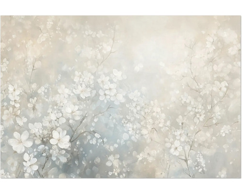 Vzor tapety s kvitnúcimi vetvami