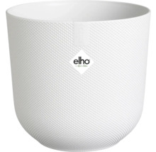 Biely kvetináč Elho s kosoštvorcovým vzorom