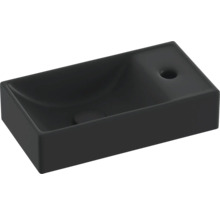 Obdĺžnikové keramické umývadlo na dosku