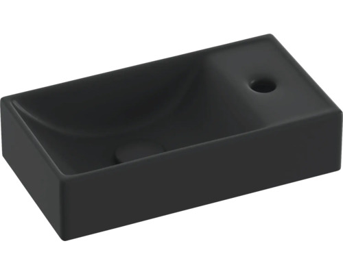 Obdĺžnikové keramické umývadlo na dosku