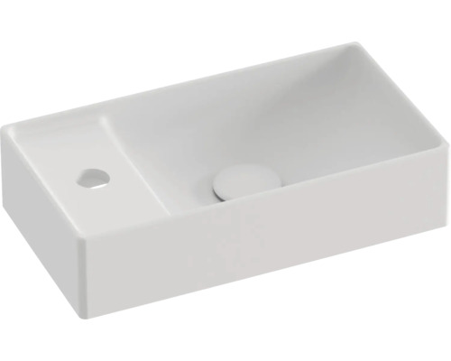 Umývadlo na skrinku RAVAK Veda sanitárna keramika biela 40,8 cm XJX0E240002 Umývadlo na dosku z keramiky