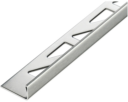 Lišta Akkit nerez L profil 12,5x3000 mm strieborná Kovový profil pre obklady