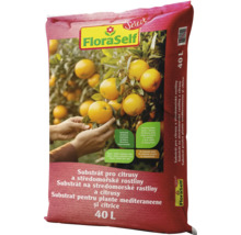 FloraSelf Substrát pre citrusy a stredomorské rastliny, 40 litrov