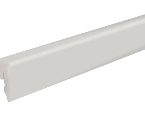 Podlahová lišta Neuhofer KU048L plastová svetlo sivá 2400 x 38,5 x 15 mm Plastová soklová lišta