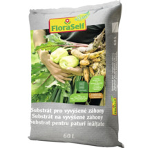 Substrát FloraSelf pre vyvýšené záhony, 60 litrové balenie