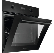 Vstavaná rúra s otvorenými dverami