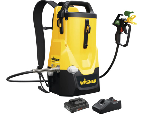Rozprašovač farby Wagner Aku CP300 MOVE 18V Set Striekací systém Wagner Control Pro 150 M s akumulátorom a nabíjačkou