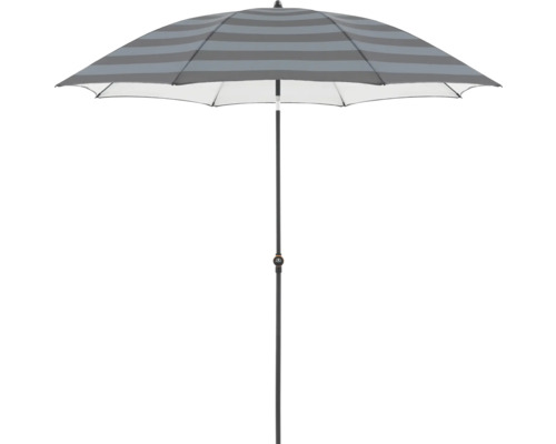 Slnečník stredový MY ZONE 200 cm pruhovaný Pruhovaný vonkajší slnečník