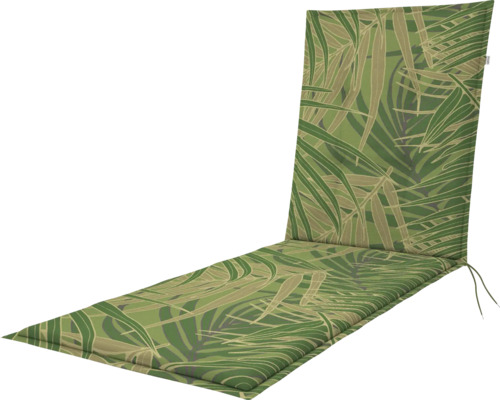 Podložka na záhradné ležadlo s motívom listov