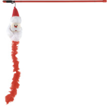 Udica na mačky s postavou Santa Clausa a perím