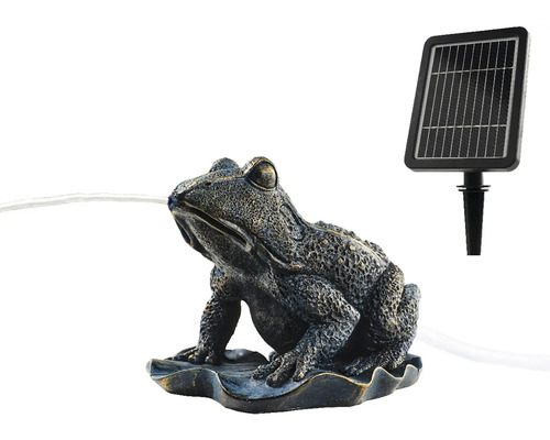 Žabia solárna fontána do záhrady