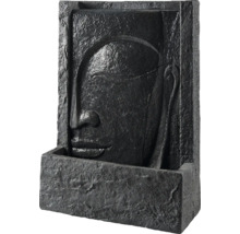 Záhradná fontána s tvárou Budhu z kameňa