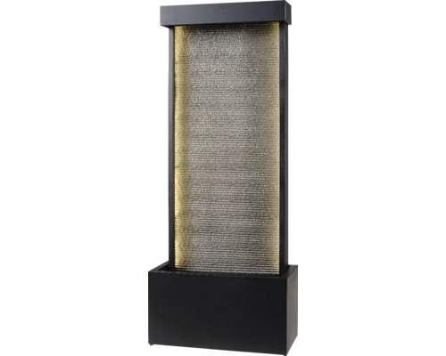 Dekoratívna izbová fontána s osvetlením a vodopádovým vzhľadom