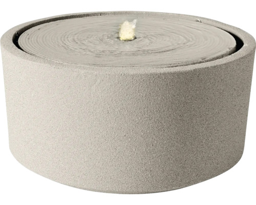 Okrúhla izbová fontána z liateho kameňa s vodnou fontánou