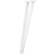 Biela kovová noha stola