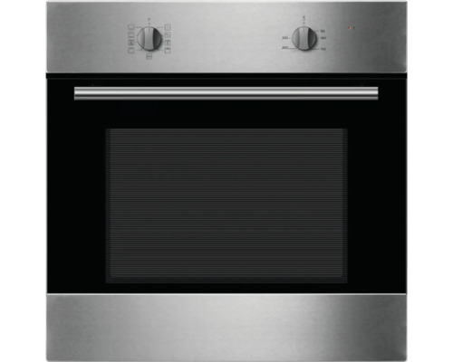 Vstavaná rúra z nehrdzavejúcej ocele s ovládacími gombíkmi