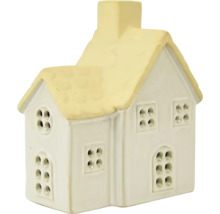 Dekoratívny dom z keramiky s oknami