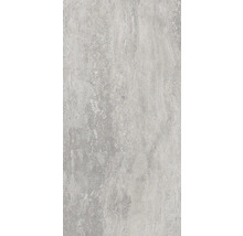 Sivá podlahová dlaždica so vzhľadom cementu.