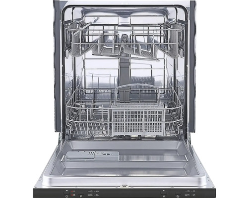 Otvorená umývačka riadu s dvomi košmi na riad