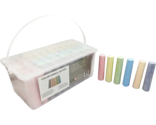 Krabica kried s 50 kusmi pouličnej kriedy