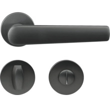 Súprava kľučky ku dverám s otočným gombíkom