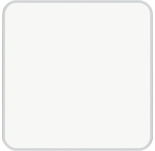 Biely štvorec so zaoblenými rohmi