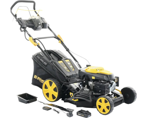 Benzínová kosačka RPM 47-146E SET Záhradný traktor s akumulátorom a príslušenstvom