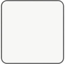 Štvorcový tvar so zaoblenými rohmi