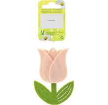 Dekoračný predmet, tulipán z plsti so závesom