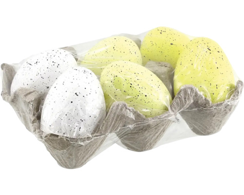 Balenie so šiestimi dekoratívnymi vajíčkami