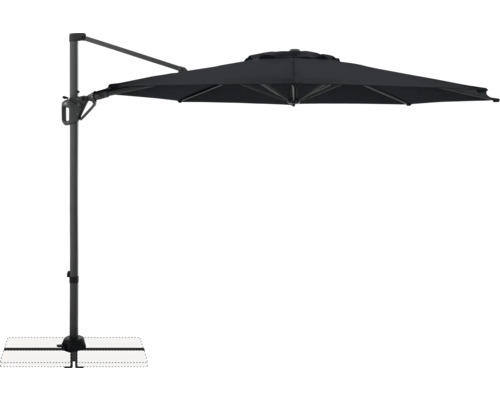 Slnečník výkyvný Life 310 cm antracit Výkyvný slnečník so stojanom