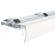 Záclonová lišta s držiakmi a klzákmi