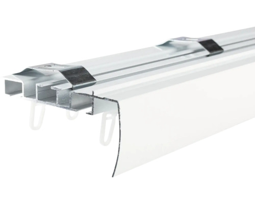 Záclonová lišta s držiakmi a klzákmi