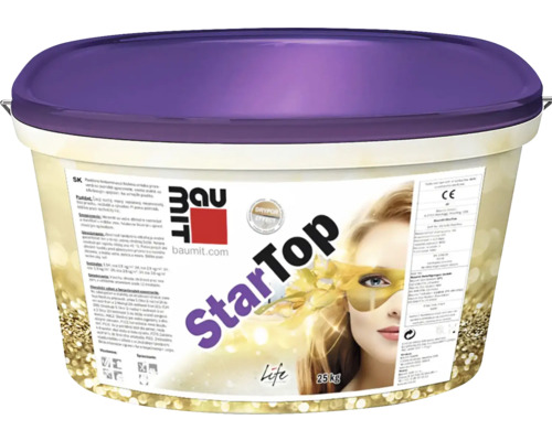 Vedro fasádnej farby BauMit StarTop, 25 kg